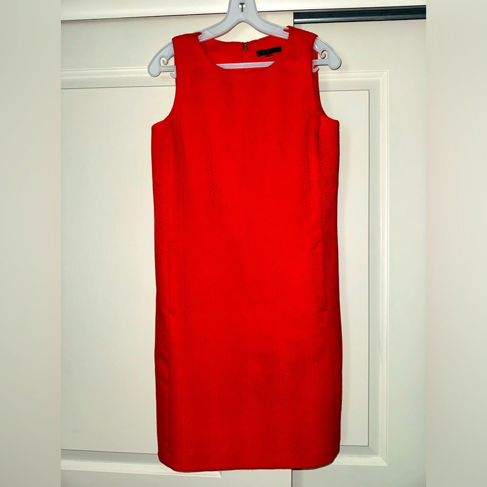 Coral Tommy Hilfiger Sheath Dress w Pockets